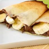 CONE DE NUTELLA E BANANA
