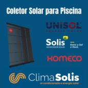 Coletor Solar para Piscinas