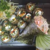 Combinado da casa - hot roll e temaki