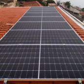 Instalação de placa solar fotovoltaica