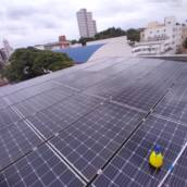 Limpeza de Placa Solar
