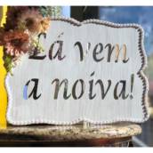 Placas de Casamento de MDF com pérolas em Bauru