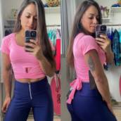 Cropped rosa