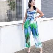 Macacão estampado