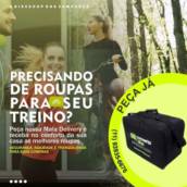 Mala delivery para roupas e acessórios de bike
