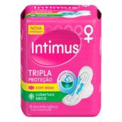  Absorvente Intimus Cobertura Seca C/Abas C/8