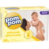 Sabonete em Barra Infantil Pom Pom Glicerinado 80g   