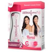 Kit Sabonete Íntimo Dermafeme Floral 2 Unidades 200ml Cada