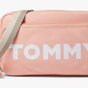 Bolsa Tommy Hilfiger em nylon - rosa