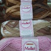 Lã mollet mesclada tons de inverno