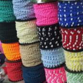 Mini pompom para acabamento geral