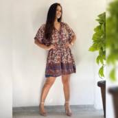 Vestido curto indiano
