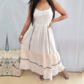 Vestido longo indiano