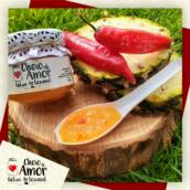 Geléia de abacaxi com pimenta