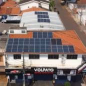 Instalação de energia solar em comércios