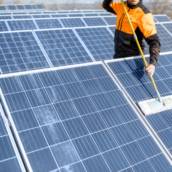 Limpeza de Placa Solar