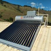 Aquecedor solar para chuveiro 