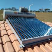 Sistema de aquecimento solar residencial 