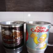 Caneca de alumínio personalizada