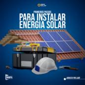 Instalação de placa solar