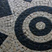 Calçadas de concreto pedra portuguesa