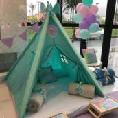 Cabana infantil para aniversário em Joinville, SC	
