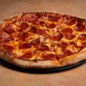 Pizza de calabresa com cheddar