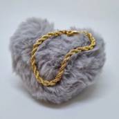 Revendedora de pulseira banhada a ouro 