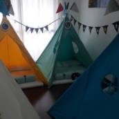 Cabana infantil para aniversário
