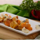 Abóbora com creme de gorgonzola