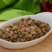 Lentilhas com bacon
