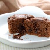 Muffin de chocolate e Nutella
