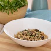 Risoto de cogumelos