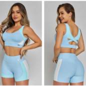 Conjunto Coleção Ju Coura - shorts e top