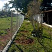 Alambrado com revestimento em pvc 