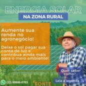 Energia solar para agronegócio