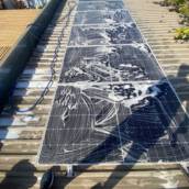 Limpeza de placa solar