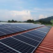 Instalação de placa solar