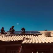 Manutenção de placas solares