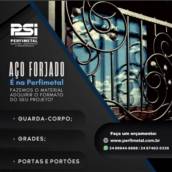Portões e grades em ferro forjado em Porto Real, RJ por Perfimetal