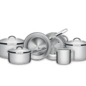 Conjunto de Panela Inox 6 peças Solar - Tramontina