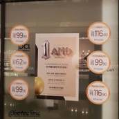 Impressão de adesivos para vitrines