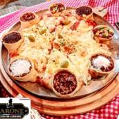 Pizza borda vulcão