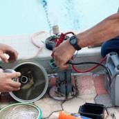 Serviços elétricos para piscinas em Bauru