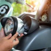 Troca de lâmpada da moto em Bauru