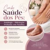 Combo Saúde dos Pés: Podologia + Hidratação Profunda com Parafina