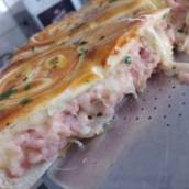 Torta de presunto e queijo