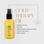 Óleo reparador de pontas e tratamento Gold Therapy oil 30ml uso diário Nuance Professional 