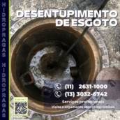 Desentupidora de esgoto
