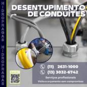 Desentupimento de conduítes